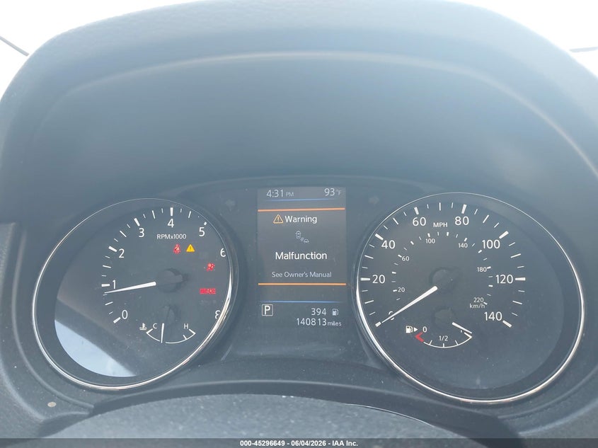 2019 Nissan Rogue VIN JN1BJ1CP9KW215514 IAAI salvage auction — RIGHT REAR, Salvage Title, sold $1,525 on 2026-07-08 (photo 7)
