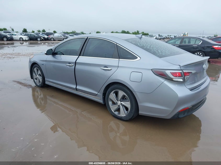 2017 Hyundai Sonata VIN KMHE34L1XHA048342 IAAI salvage auction — HAIL, Salvage Title, sold $5,900 on 2026-07-15 (photo 3)