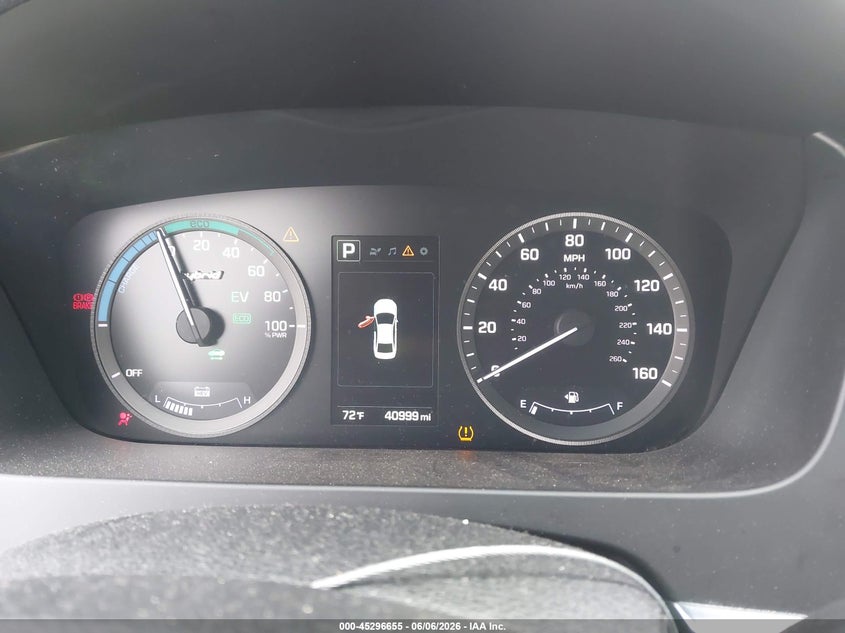 2017 Hyundai Sonata VIN KMHE34L1XHA048342 IAAI salvage auction — HAIL, Salvage Title, sold $5,900 on 2026-07-15 (photo 7)