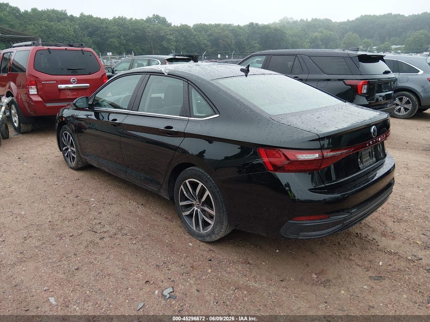 2025 Volkswagen Jetta VIN 3VW7X7BU5SM027162 IAAI salvage auction — HAIL, Salvage Title, sold $9,550 on 2026-07-22 (photo 3)