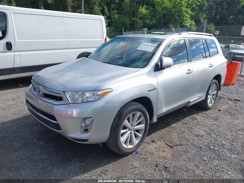 2012 Toyota Highlander VIN JTEDC3EH4C2008762 IAAI salvage auction — FRONT END, Salvage Title, sold $3,050 on 2026-07-21 (photo 2)