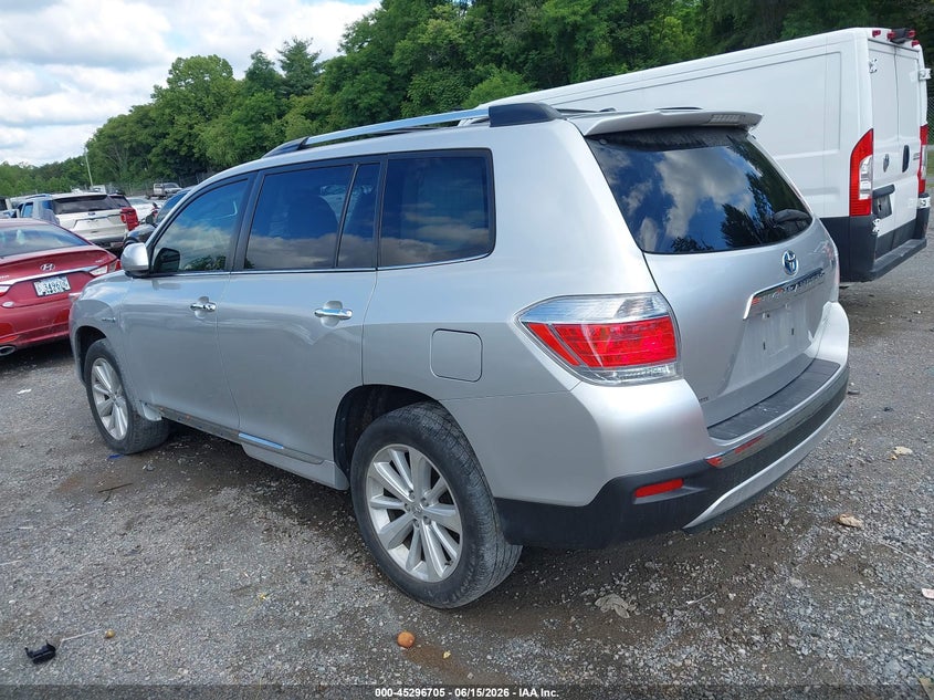 2012 Toyota Highlander VIN JTEDC3EH4C2008762 IAAI salvage auction — FRONT END, Salvage Title, sold $3,050 on 2026-07-21 (photo 3)