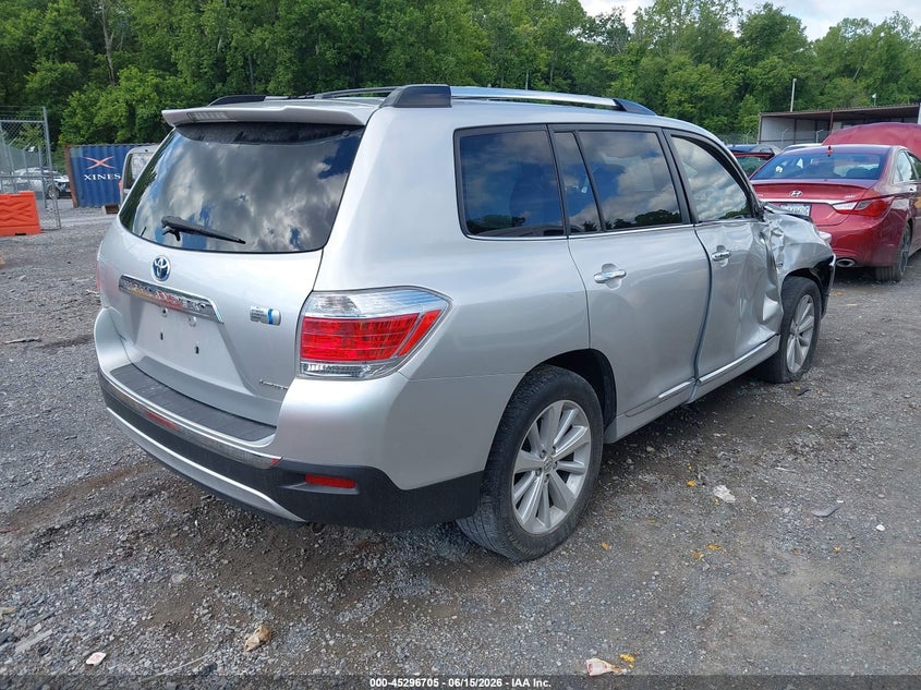 2012 Toyota Highlander VIN JTEDC3EH4C2008762 IAAI salvage auction — FRONT END, Salvage Title, sold $3,050 on 2026-07-21 (photo 4)