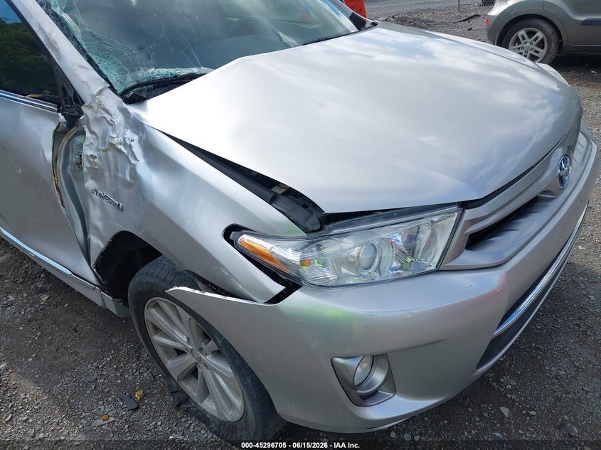 2012 Toyota Highlander VIN JTEDC3EH4C2008762 IAAI salvage auction — FRONT END, Salvage Title, sold $3,050 on 2026-07-21 (photo 6)