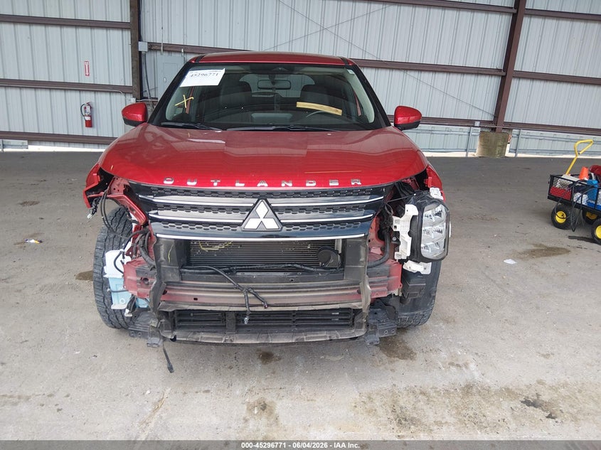 2022 Mitsubishi Outlander VIN JA4J3UA86NZ085527 IAAI salvage auction — FRONT END, Salvage Title, sold $2,100 on 2026-07-16 (photo 6)