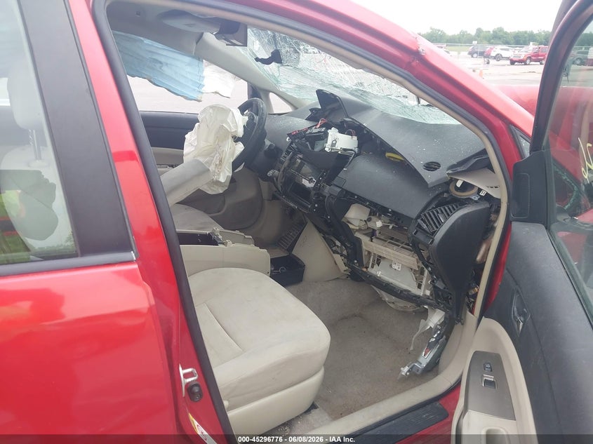 2007 Toyota Prius VIN JTDKB20U677647358 IAAI salvage auction — FRONT & REAR, Salvage (Indiana), sold $100 on 2026-07-17 (photo 5)