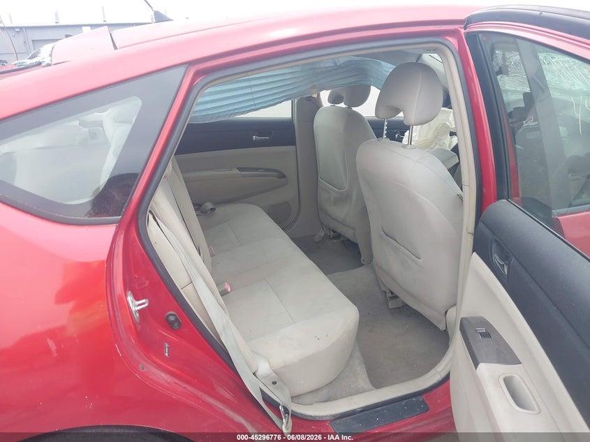 2007 Toyota Prius VIN JTDKB20U677647358 IAAI salvage auction — FRONT & REAR, Salvage (Indiana), sold $100 on 2026-07-17 (photo 8)