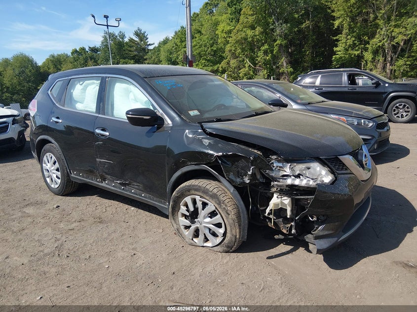 2015 Nissan Rogue VIN KNMAT2MVXFP538136 IAAI salvage auction — FRONT END, Salvage Title, sold $1,300 on 2026-07-14 (photo 1)