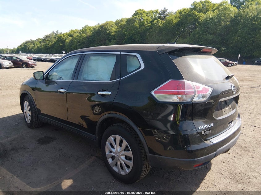 2015 Nissan Rogue VIN KNMAT2MVXFP538136 IAAI salvage auction — FRONT END, Salvage Title, sold $1,300 on 2026-07-14 (photo 3)