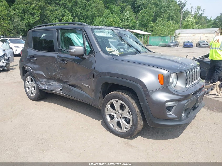 2019 Jeep Renegade VIN ZACNJBD13KPJ86547 IAAI salvage auction — SIDE, Salvage - Greater Than 75% (Maryland), sold $2,450 on 2026-07-28 (photo 1)