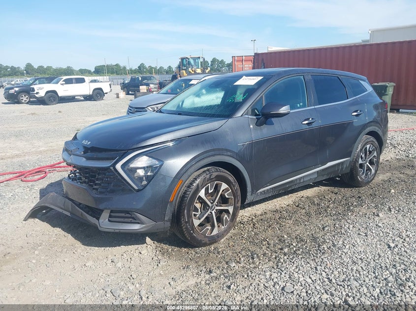 2023 Kia Sportage VIN 5XYK33AF6PG072040 IAAI salvage auction — FRONT END, Salvage Title, sold $5,600 on 2026-07-27 (photo 2)