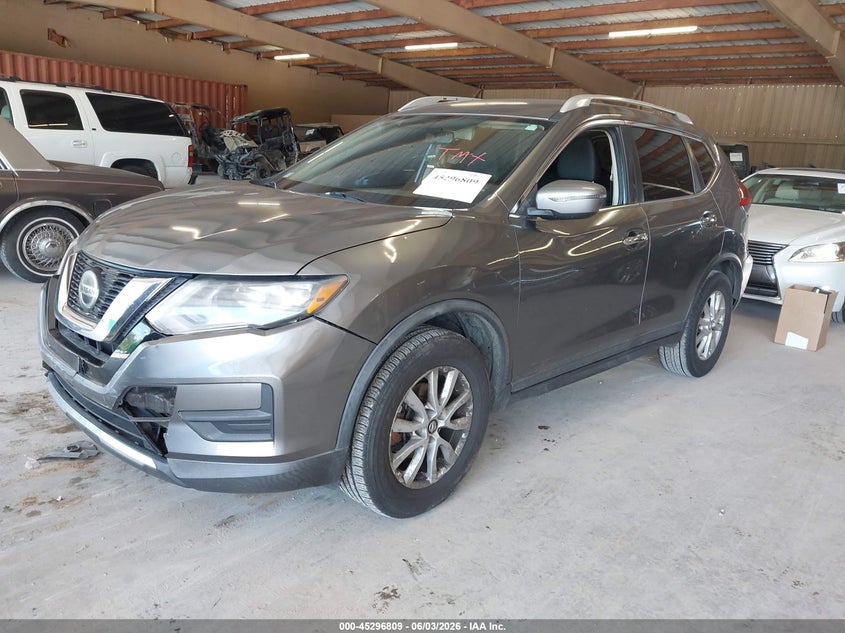 2018 Nissan Rogue VIN KNMAT2MV6JP506714 IAAI salvage auction — FRONT & REAR, Clear (Tennessee), sold $1,100 on 2026-07-15 (photo 2)