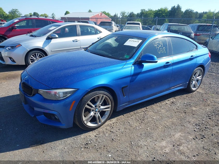 2019 BMW 4er VIN WBA4J5C53KBM65976 IAAI salvage auction — REAR END, Salvage Title, sold $7,300 on 2026-07-10 (photo 2)