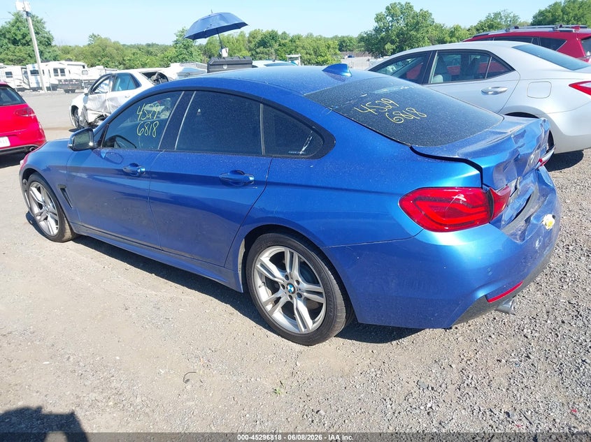 2019 BMW 4er VIN WBA4J5C53KBM65976 IAAI salvage auction — REAR END, Salvage Title, sold $7,300 on 2026-07-10 (photo 3)