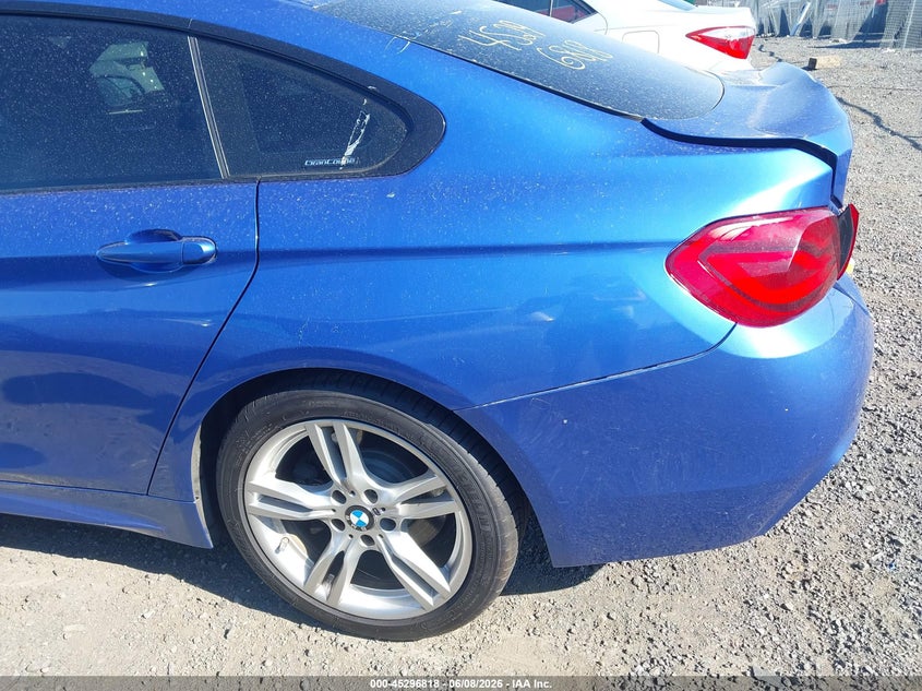 2019 BMW 4er VIN WBA4J5C53KBM65976 IAAI salvage auction — REAR END, Salvage Title, sold $7,300 on 2026-07-10 (photo 6)