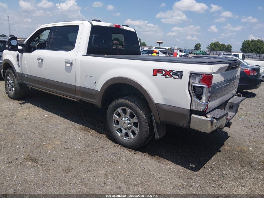 2021 Ford F250 VIN 1FT7W2BT6MEC46012 IAAI salvage auction — WATER/FLOOD, Salvage Title, sold $13,800 on 2026-07-30 (photo 3)