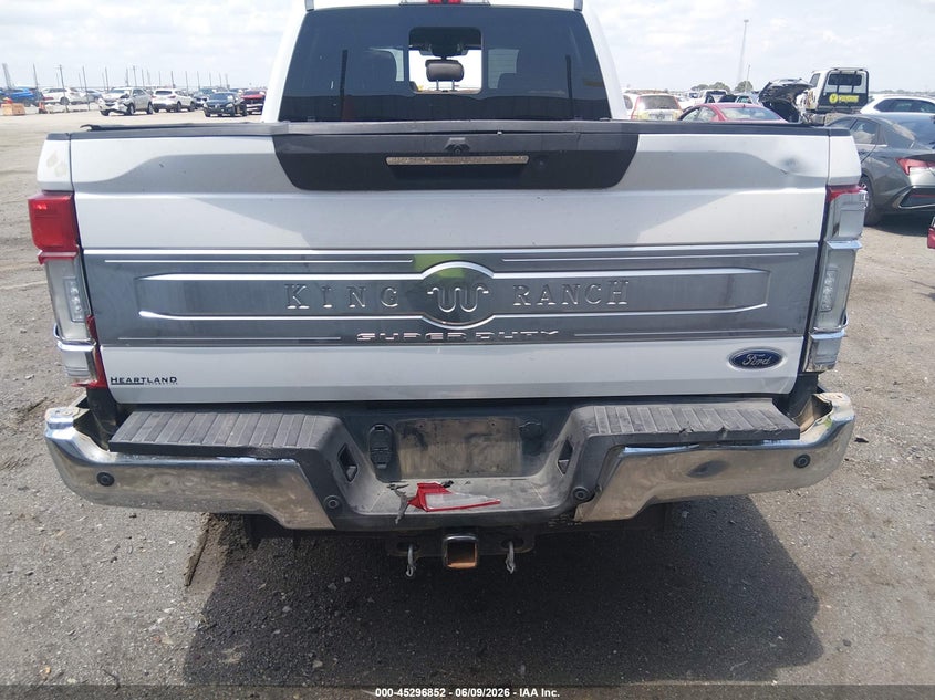 2021 Ford F250 VIN 1FT7W2BT6MEC46012 IAAI salvage auction — WATER/FLOOD, Salvage Title, sold $13,800 on 2026-07-30 (photo 6)