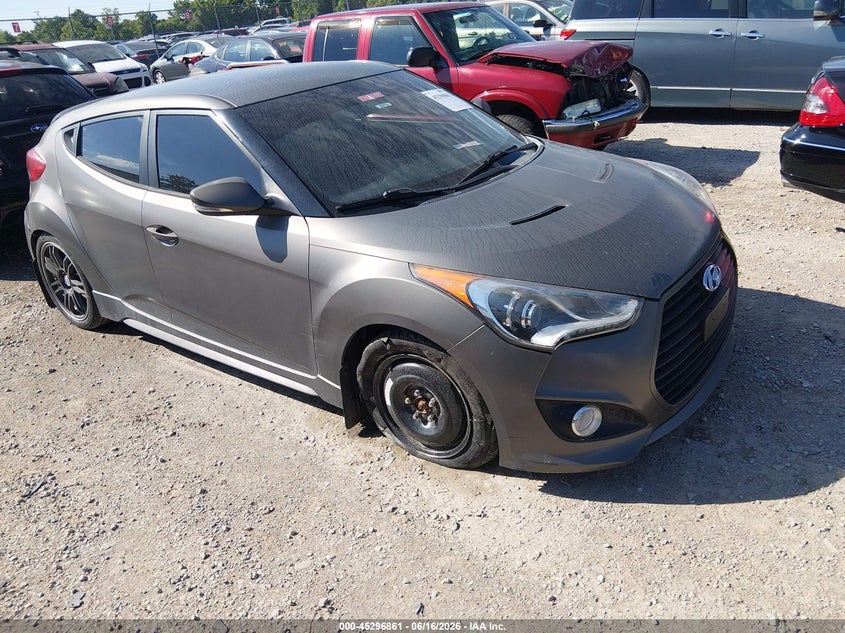 2015 Hyundai Veloster VIN KMHTC6AE9FU218467 IAAI salvage auction — NORMAL WEAR, Original (Kentucky), sold $325 on 2026-07-06 (photo 1)
