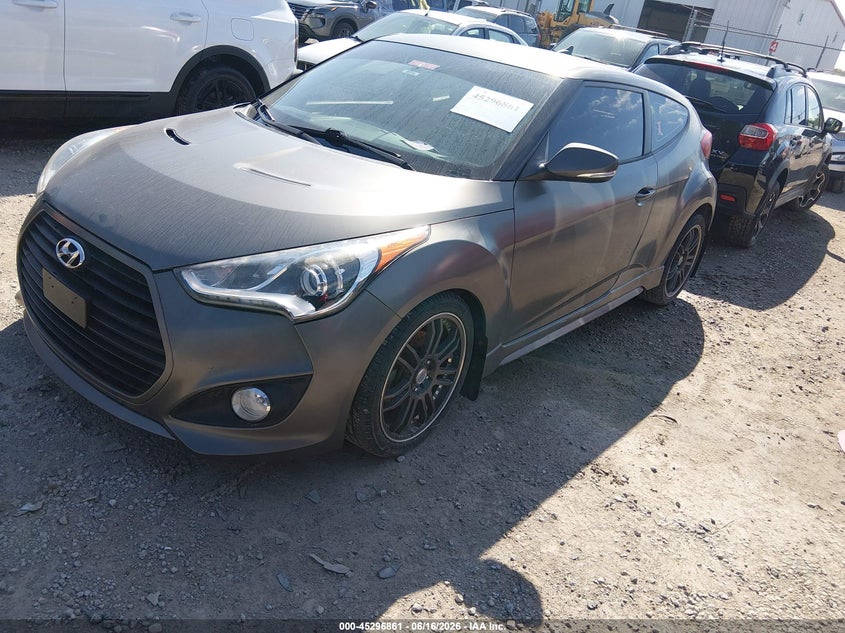 2015 Hyundai Veloster VIN KMHTC6AE9FU218467 IAAI salvage auction — NORMAL WEAR, Original (Kentucky), sold $325 on 2026-07-06 (photo 2)