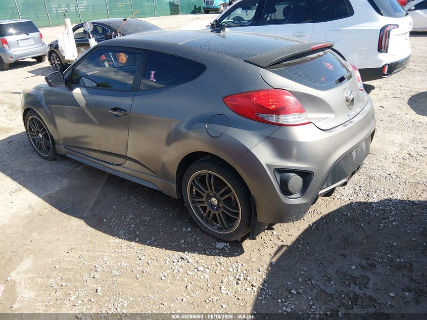 2015 Hyundai Veloster VIN KMHTC6AE9FU218467 IAAI salvage auction — NORMAL WEAR, Original (Kentucky), sold $325 on 2026-07-06 (photo 3)