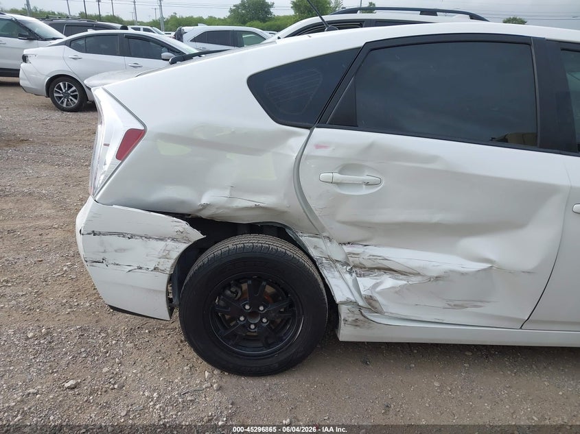 2013 Toyota Prius VIN JTDKN3DU4D5629035 IAAI salvage auction — RIGHT REAR, Salvage Title, sold $2,300 on 2026-07-13 (photo 6)