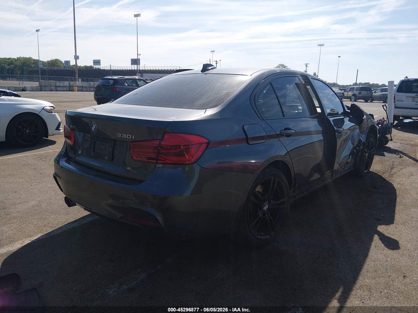 2018 BMW 3er VIN WBA8D9C50JEB34868 IAAI salvage auction — FRONT END, Salvage Title, sold $3,250 on 2026-08-12 (photo 4)