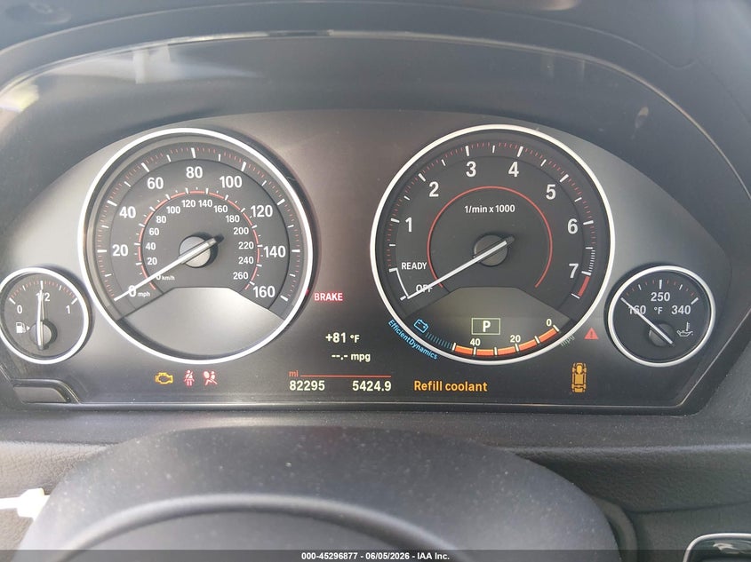2018 BMW 3er VIN WBA8D9C50JEB34868 IAAI salvage auction — FRONT END, Salvage Title, sold $3,250 on 2026-08-12 (photo 7)