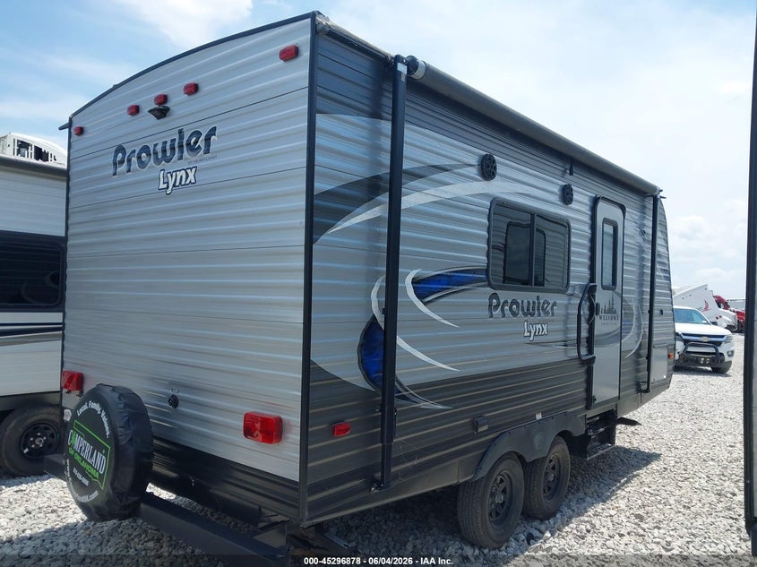 2019 Heartland Prowler VIN 5SFPB2227KE393436 IAAI salvage auction — HAIL, Clear (Oklahoma), sold $2,050 on 2026-07-21 (photo 4)