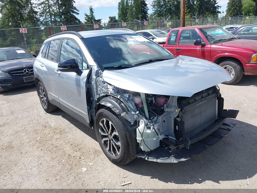 2025 Toyota Corolla cross VIN 7MUFBABG1SV080015 IAAI salvage auction — FRONT END, Salvage Title, sold $10,300 on 2026-07-08 (photo 1)