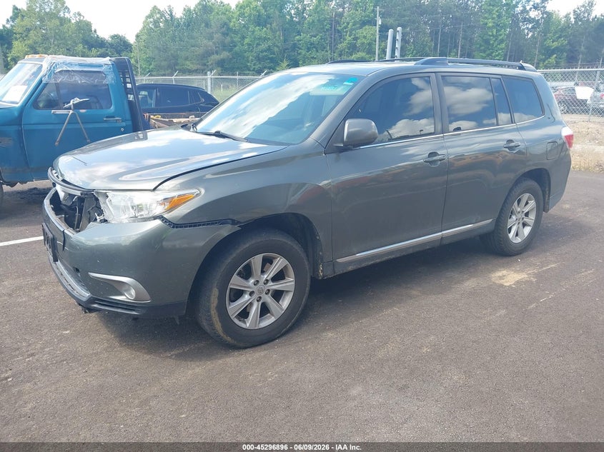 2012 Toyota Highlander VIN 5TDBK3EH2CS133119 IAAI salvage auction — FRONT END, Salvage Title, sold $3,000 on 2026-07-16 (photo 2)