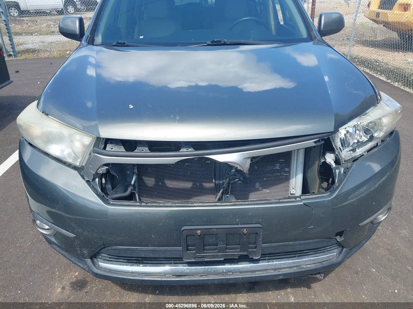 2012 Toyota Highlander VIN 5TDBK3EH2CS133119 IAAI salvage auction — FRONT END, Salvage Title, sold $3,000 on 2026-07-16 (photo 6)