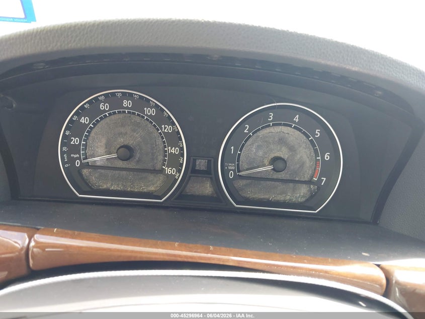 2004 BMW 7 series VIN WBAGN63544DS52176 IAAI salvage auction — NORMAL WEAR, Salvage (Texas), sold $350 on 2026-07-29 (photo 7)