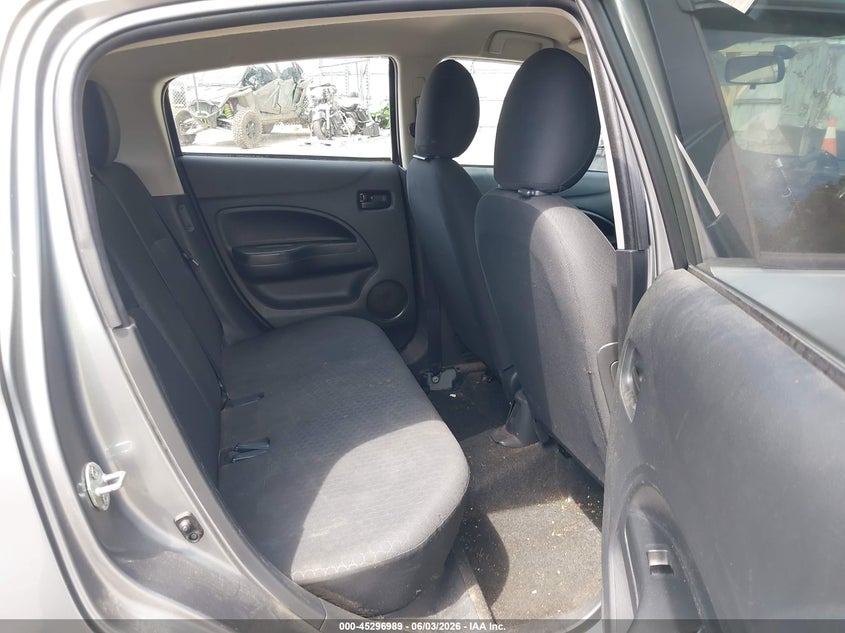 2015 Mitsubishi Mirage VIN ML32A3HJ4FH054175 IAAI salvage auction — LEFT SIDE, Salvage Title, sold $575 on 2026-07-06 (photo 8)