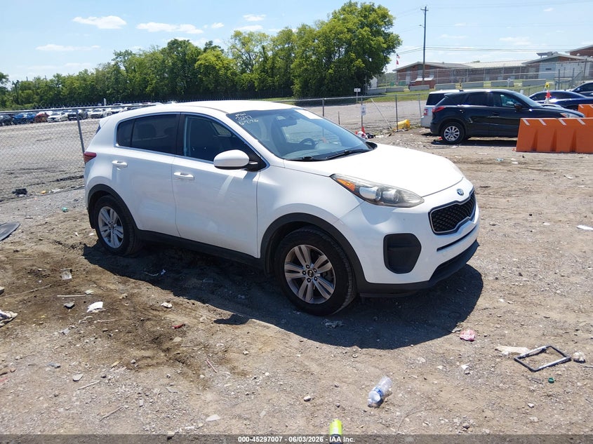 2019 Kia Sportage VIN KNDPM3AC6K7543697 IAAI salvage auction — REAR END, Salvage (Tennessee), sold $550 on 2026-07-30 (photo 1)