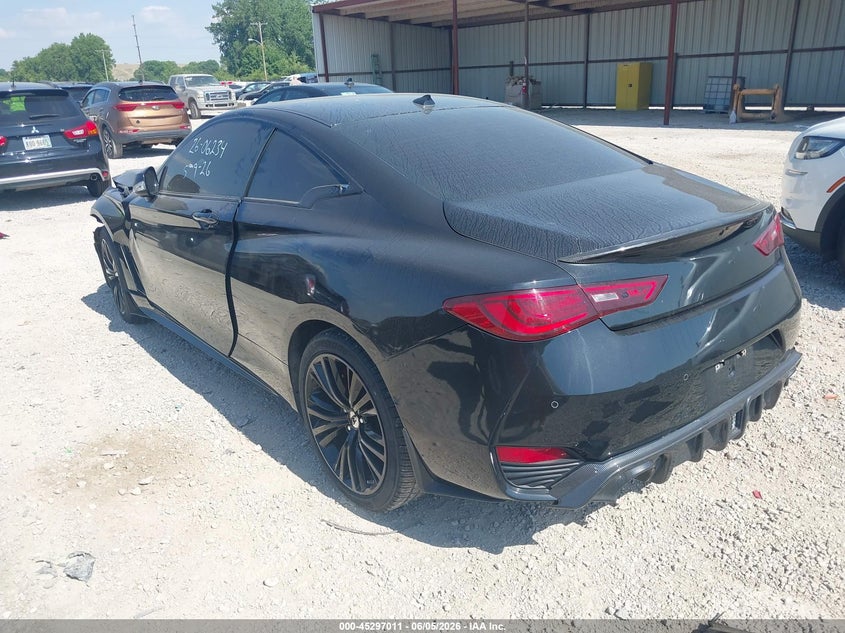 2022 Infiniti Q60 VIN JN1FV7LLXNM680163 IAAI salvage auction — FRONT END, Salvage Title, sold $8,050 on 2026-07-15 (photo 3)