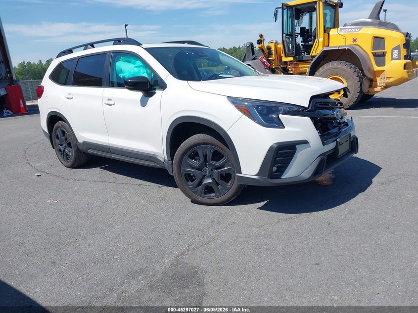2025 Subaru Ascent VIN 4S4WMAFD1S3444788 IAAI salvage auction — FRONT END, Salvage Title, sold $10,200 on 2026-07-16 (photo 1)