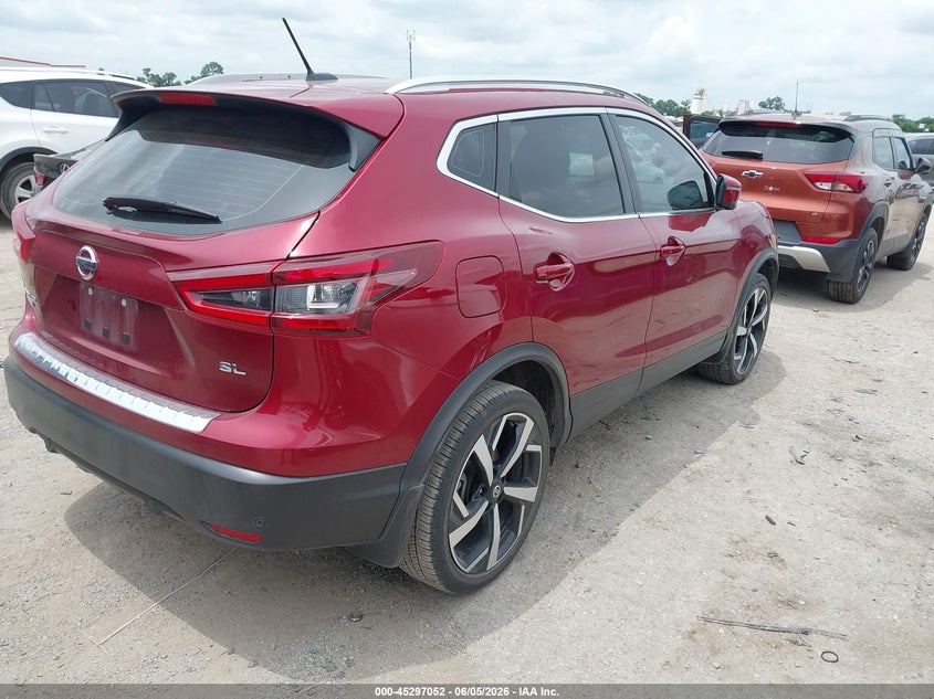 2021 Nissan Rogue VIN JN1BJ1CV3MW323838 IAAI salvage auction — HAIL, Salvage Title, sold $7,900 on 2026-07-14 (photo 4)