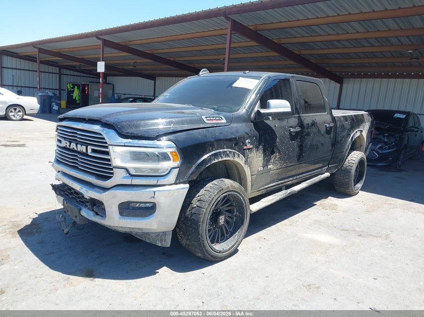 2022 Ram 2500 VIN 3C6UR5FL3NG298236 IAAI salvage auction — RIGHT FRONT, Wait Title, sold $13,950 on 2026-08-23 (photo 2)