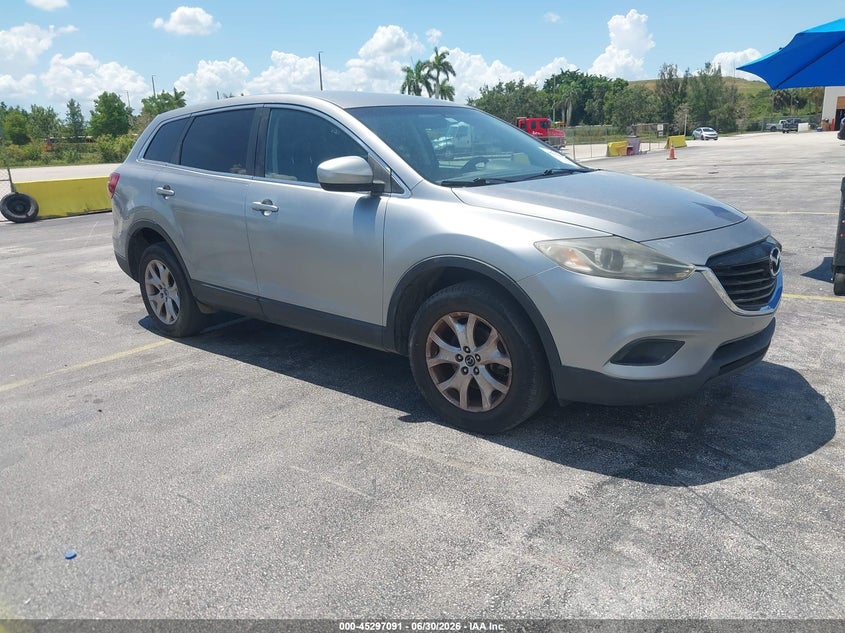 2015 Mazda Cx-9 VIN JM3TB2CAXF0461102 IAAI salvage auction — LEFT SIDE, Rebuildable (Florida), sold $2,200 on 2026-09-02 (photo 1)