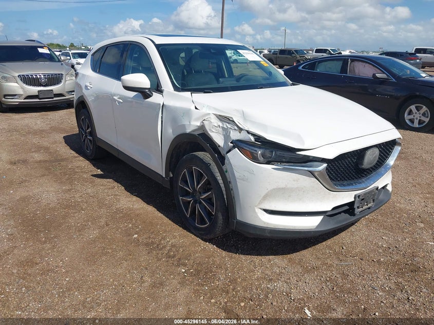 2018 Mazda Cx-5 VIN JM3KFADM1J0327901 IAAI salvage auction — RIGHT FRONT, Salvage Title, sold $4,800 on 2026-07-15 (photo 1)