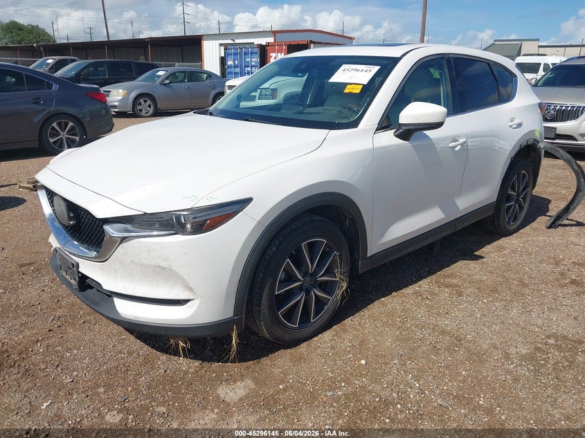2018 Mazda Cx-5 VIN JM3KFADM1J0327901 IAAI salvage auction — RIGHT FRONT, Salvage Title, sold $4,800 on 2026-07-15 (photo 2)