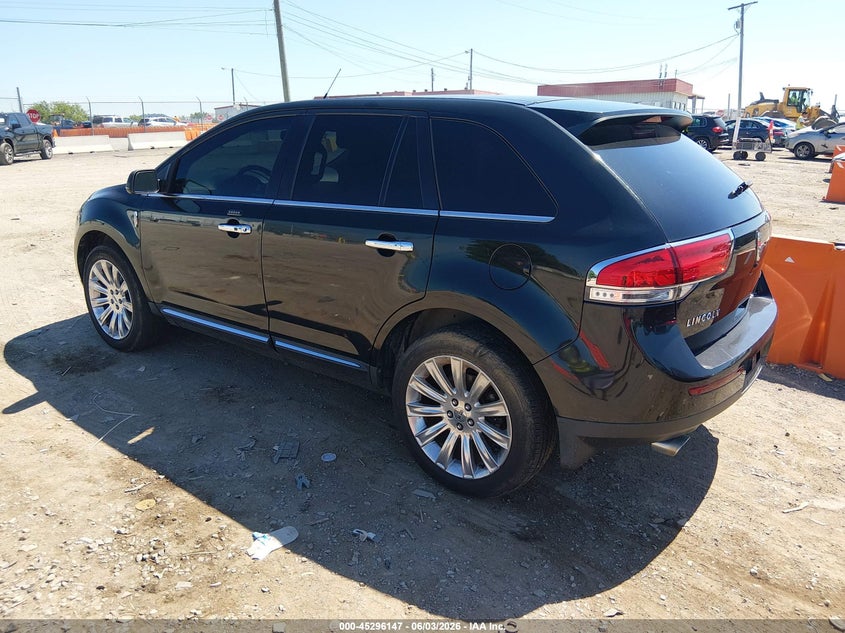 2013 Lincoln Mkx VIN 2LMDJ8JK5DBL22666 IAAI salvage auction — NORMAL WEAR, Clear (Tennessee), sold $825 on 2026-07-09 (photo 3)