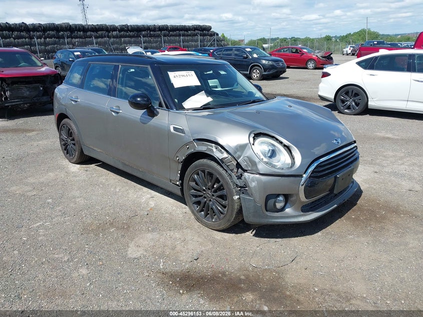 2016 Mini Clubman VIN WMWLN5C55G2E31533 IAAI salvage auction — LEFT FRONT, Salvage Title, sold $450 on 2026-07-17 (photo 1)