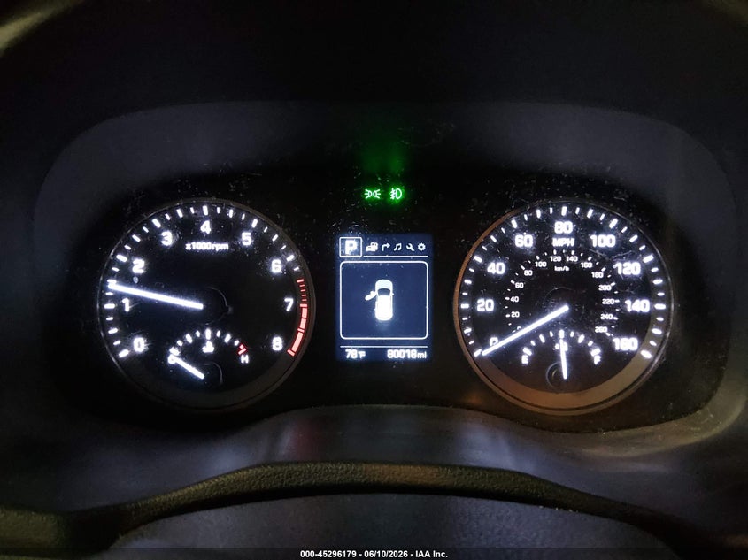 2018 Hyundai Tucson VIN KM8J3CA41JU741021 IAAI salvage auction — HAIL, Salvage (Iowa), sold $6,000 on 2026-07-16 (photo 7)