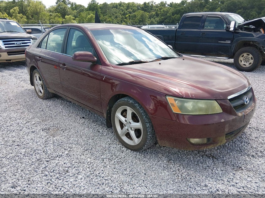 2007 Hyundai Sonata VIN 5NPEU46F17H201383 IAAI salvage auction — NORMAL WEAR, Clear (Alabama), sold $25 on 2026-07-23 (photo 1)