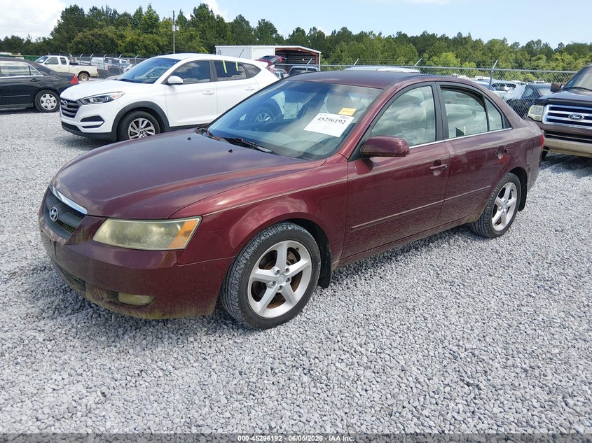 2007 Hyundai Sonata VIN 5NPEU46F17H201383 IAAI salvage auction — NORMAL WEAR, Clear (Alabama), sold $25 on 2026-07-23 (photo 2)