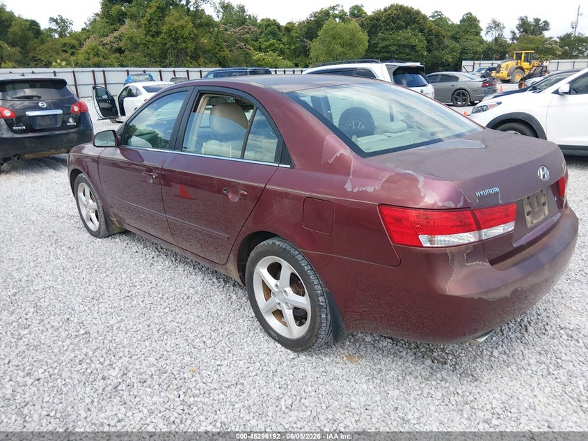 2007 Hyundai Sonata VIN 5NPEU46F17H201383 IAAI salvage auction — NORMAL WEAR, Clear (Alabama), sold $25 on 2026-07-23 (photo 3)