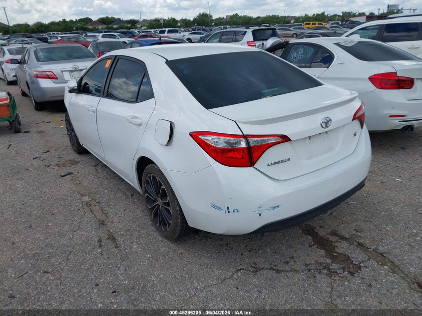 2016 Toyota Corolla VIN 5YFBURHE1GP489946 IAAI salvage auction — FRONT END, Salvage Title, sold $1,800 on 2026-07-29 (photo 3)