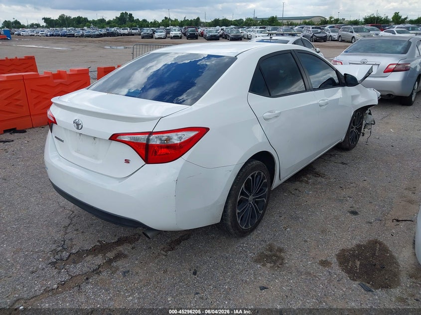 2016 Toyota Corolla VIN 5YFBURHE1GP489946 IAAI salvage auction — FRONT END, Salvage Title, sold $1,800 on 2026-07-29 (photo 4)