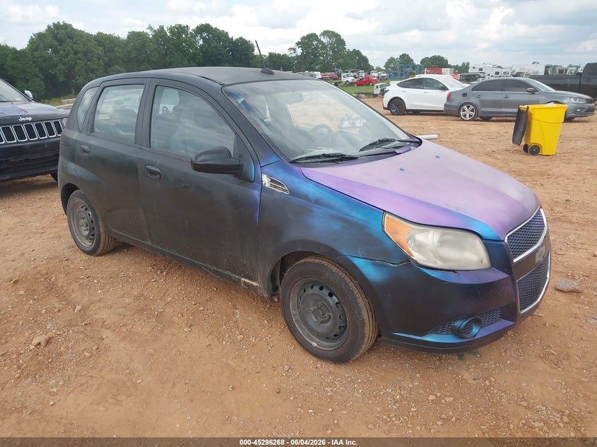 2009 Chevrolet Aveo VIN KL1TD66E19B323439 IAAI salvage auction — LEFT FRONT, Salvage (Missouri), sold $150 on 2026-07-20 (photo 1)